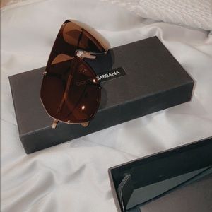 Dolce & Gabbana shield sunglasses